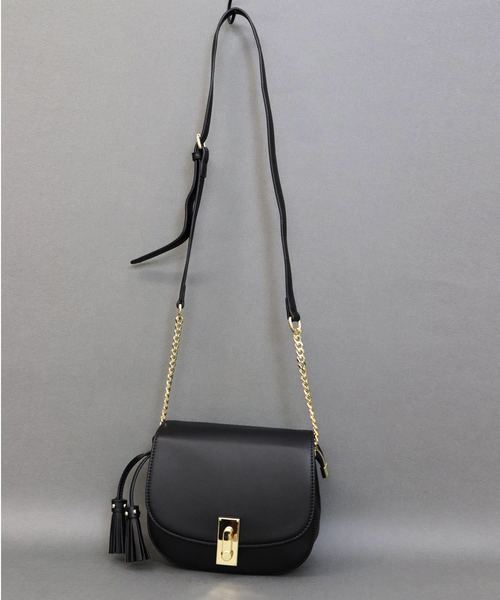 florist(フローリスト)の「アンティークレトロラウンドフラップポーチ(ショルダーバッグ・レディース・ホワイト/ブラック/グレー/ピンク・FREE)」の14枚目の写真