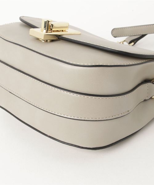 florist(フローリスト)の「アンティークレトロラウンドフラップポーチ(ショルダーバッグ・レディース・ホワイト/ブラック/グレー/ピンク・FREE)」の6枚目の写真