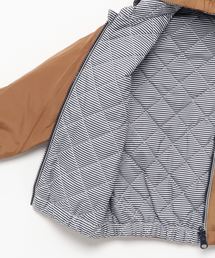 PETIT BATEAU（プチバトー）の「フード付きパフジャケット（ナイロン