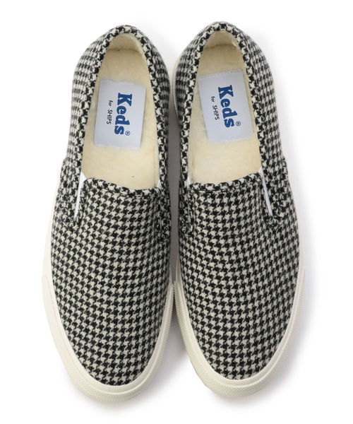 SHIPS(シップス)の「KEDS:SHIPS別注ボアプラットフォーム(スニーカー・レディース・ブラック/キャメル・36/36.5/37/37.5/38)」の6枚目の写真