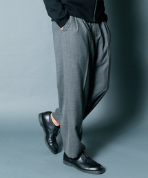 T/W　TROPICAL 2TUCK WIDE CROPPED PANTS:トロピカル２タック ワイドクロップドパンツ