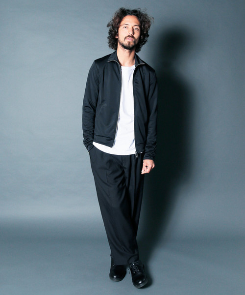 Magine(マージン)の「T/W TROPICAL 2TUCK WIDE CROPPED PANTS:トロピカル2タック ワイドクロップドパンツ(スラックス・メンズ・ブラック/ネイビー/グレー・44/46/48)」の11枚目の写真