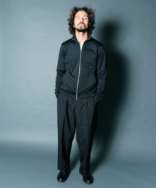 Magine(マージン)の「T/W TROPICAL 2TUCK WIDE CROPPED PANTS:トロピカル2タック ワイドクロップドパンツ(スラックス・メンズ・ブラック/ネイビー/グレー・44/46/48)」の13枚目の写真
