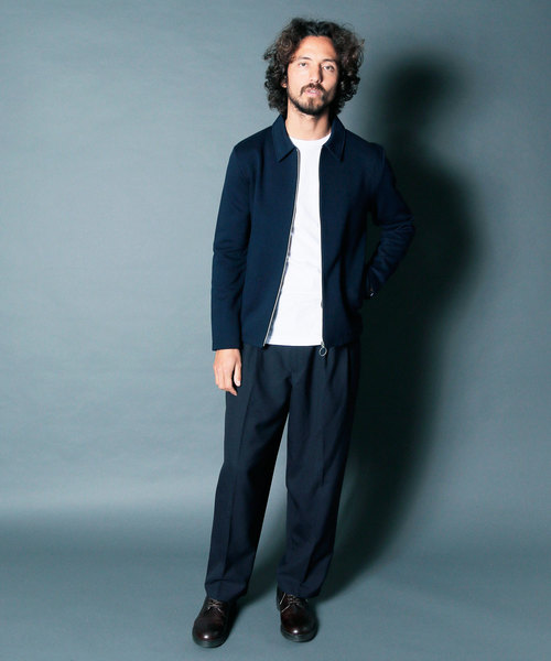 Magine(マージン)の「T/W TROPICAL 2TUCK WIDE CROPPED PANTS:トロピカル2タック ワイドクロップドパンツ(スラックス・メンズ・ブラック/ネイビー/グレー・44/46/48)」の19枚目の写真
