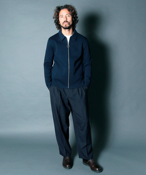 Magine(マージン)の「T/W TROPICAL 2TUCK WIDE CROPPED PANTS:トロピカル2タック ワイドクロップドパンツ(スラックス・メンズ・ブラック/ネイビー/グレー・44/46/48)」の20枚目の写真
