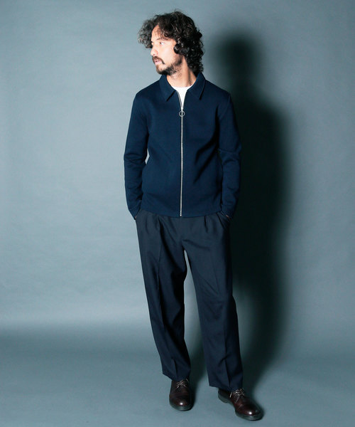 Magine(マージン)の「T/W TROPICAL 2TUCK WIDE CROPPED PANTS:トロピカル2タック ワイドクロップドパンツ(スラックス・メンズ・ブラック/ネイビー/グレー・44/46/48)」の21枚目の写真