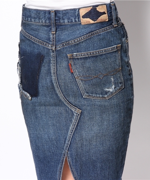 Ungrid(アングリッド)の「 リメイクデニムタイトSK (スカート・レディース・インディゴブルー/ブルー・SMALL/MEDIUM)」の6枚目の写真