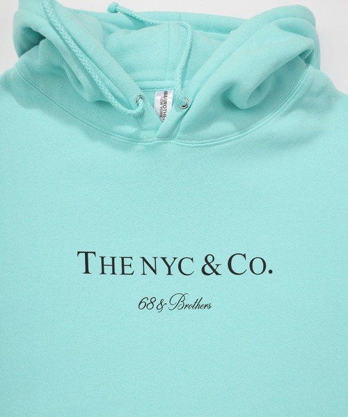 68&brothers(シックスティエイトアンドブラザーズ)の「68&BROTHERS シックスティーエイトアンドブラザーズ / "The NYC&Co."10oz Hoodie(パーカー・メンズ・ミント/ブラック/アクア/ホワイト・SMALL/MEDIUM/LARGE/X-LARGE/XX-LARGE)」の9枚目の写真