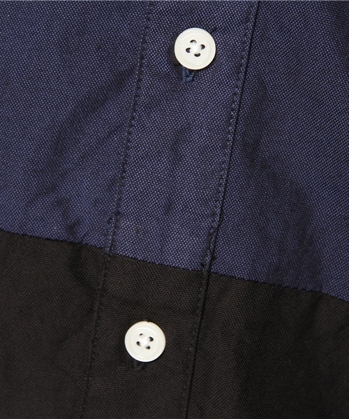 CIAOPANIC（チャオパニック）の「【Ciaopanic】オックスバイカラーシャツL/S（シャツ/ブラウス・メンズ・ホワイト/ネイビー・MEDIUM/LARGE）」の6枚目の写真