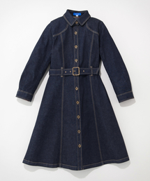 BLUE LABEL CRESTBRIDGE デニム風シャツワンピース BLUE LABEL CRESTBRIDGE（ブルーレーベルクレストブリッジ）の