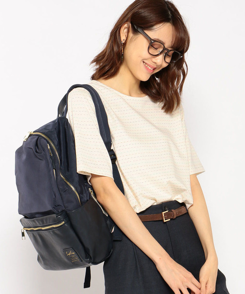 DECOY SINCE 1981(デコイシンスイチキュウハチイチ)の「【オーガニックコットンシリーズ】カラフルドットボーダーTシャツ(Tシャツ/カットソー・レディース・グレー/ピンク/アイボリー・LL/M size/L size)」の2枚目の写真
