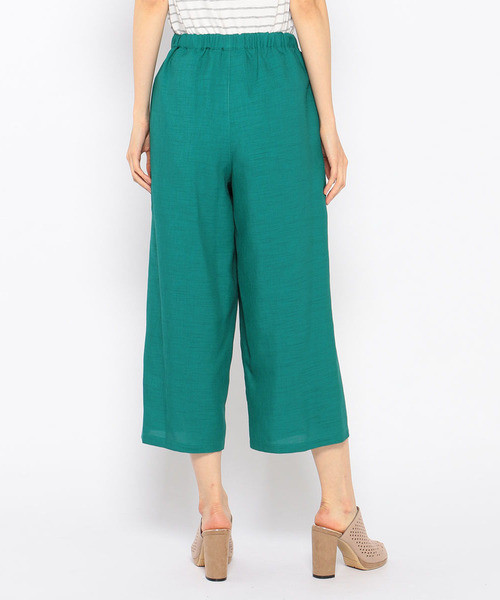 Petit Honfleur（プチオンフルール）の「ワイドパンツ（その他パンツ・レディース・ネイビー/グリーン・70/61/64/67）」の16枚目の写真