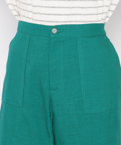 Petit Honfleur（プチオンフルール）の「ワイドパンツ（その他パンツ・レディース・ネイビー/グリーン・70/61/64/67）」の15枚目の写真