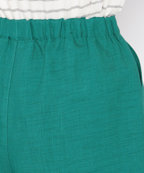 Petit Honfleur（プチオンフルール）の「ワイドパンツ（その他パンツ・レディース・ネイビー/グリーン・70/61/64/67）」の17枚目の写真