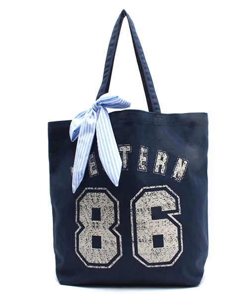 INGNI（イング）の「リボン付トート/バッグ（トートバッグ・レディース・オフホワイト/ホワイト系その他/ネイビー/その他・ONE SIZE）」の15枚目の写真