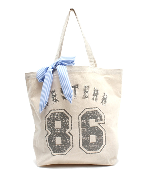 INGNI（イング）の「リボン付トート/バッグ（トートバッグ・レディース・オフホワイト/ホワイト系その他/ネイビー/その他・ONE SIZE）」の20枚目の写真