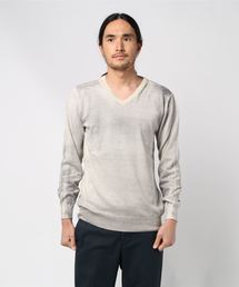 【ARETEX】×【291295=HOMME】 12GG 綿ニット スプレーDye