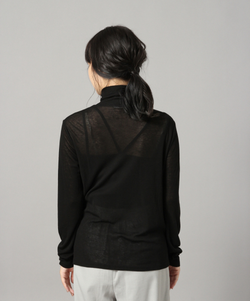 LOWRYS FARM（ローリーズファーム）の「シアータートル　852841（Tシャツ/カットソー・レディース・ブラック/オフホワイト/イエロー・FREE）」の10枚目の写真