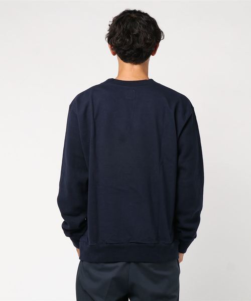 SHIPS(シップス)の「SHIPS+Siora: フリースマシン コンビ クルーネック カットソー(Tシャツ/カットソー・メンズ・オフホワイト/キャメル/ネイビー・SMALL/MEDIUM/LARGE)」の5枚目の写真