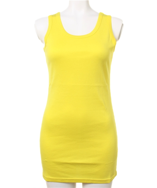 and it_（アンドイット）の「【日本製】フライスロングタンクトップ（タンクトップ・レディース・ブラック/杢グレー/ライトグリーン/ブルー/パープル/ピンク/レッド/ボルドー/アイボリー/イエロー系その他/マスタード/レモンイエロー/オレンジ系その他/グレイッシュベージュ/エメラルド/ホワイト/チャコールグレー/ライトグレー/ネイビー/ミント/イエロー/オレンジ・X-LARGE/LARGE/MEDIUM）」の14枚目の写真