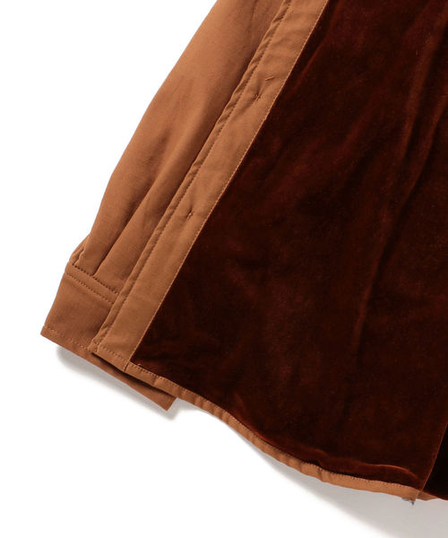 SHIPS（シップス）の「SU: ニットフリース CPO シャツ ジャケット（シャツ/ブラウス・メンズ・ブラック/オリーブ/キャメル・SMALL/MEDIUM/LARGE）」の11枚目の写真