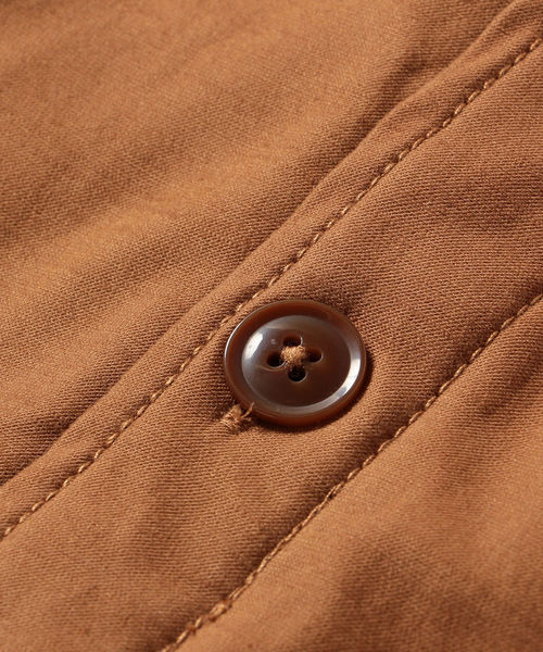 SHIPS（シップス）の「SU: ニットフリース CPO シャツ ジャケット（シャツ/ブラウス・メンズ・ブラック/オリーブ/キャメル・SMALL/MEDIUM/LARGE）」の10枚目の写真