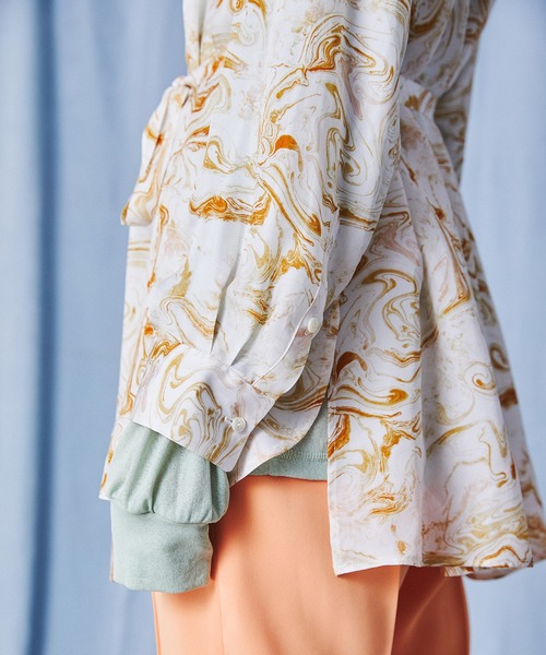 MAISON SPECIAL（メゾンスペシャル）の「マーブルプリントキュプラ