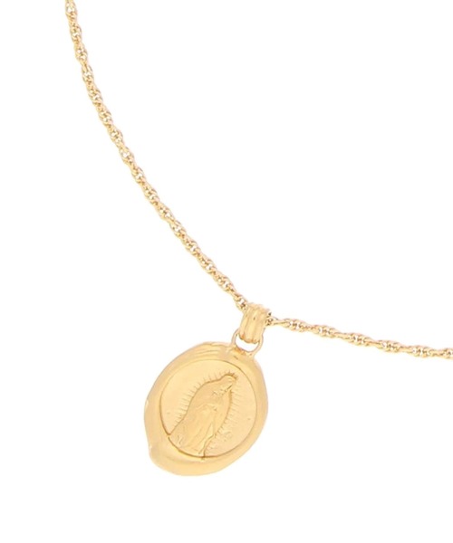 ALEXIA STAM（アリシアスタン）の「Virgin Mary Pendant Necklace/マリアネックレス（ネックレス・レディース・ゴールド・FREE）」の4枚目の写真