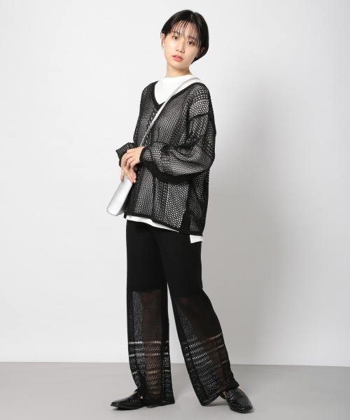 PAGEBOY（ページボーイ）の「レースアミニットパンツ（その他パンツ・レディース・ブラック/テラコッタ・FREE）」の5枚目の写真