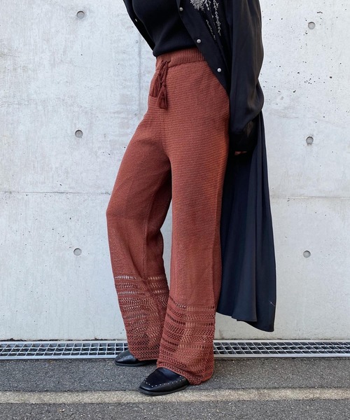 PAGEBOY（ページボーイ）の「レースアミニットパンツ（その他パンツ・レディース・ブラック/テラコッタ・FREE）」の14枚目の写真