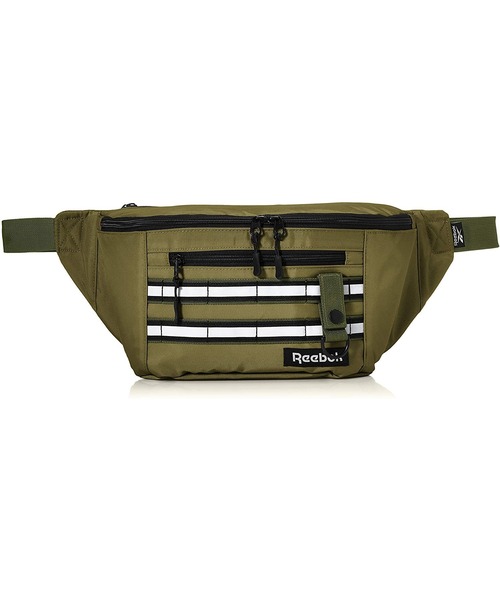 Reebok（リーボック）の「Reebok リーボック ワンポイント ロゴ 刺繍 軽量 ワンショルダー ショルダーバッグ ボディバッグ 約20L（ボディバッグ/ウエストポーチ・メンズ・カーキ/ベージュ/ブラック/ブラック系/チャコール/アイボリー・FREE）」の6枚目の写真