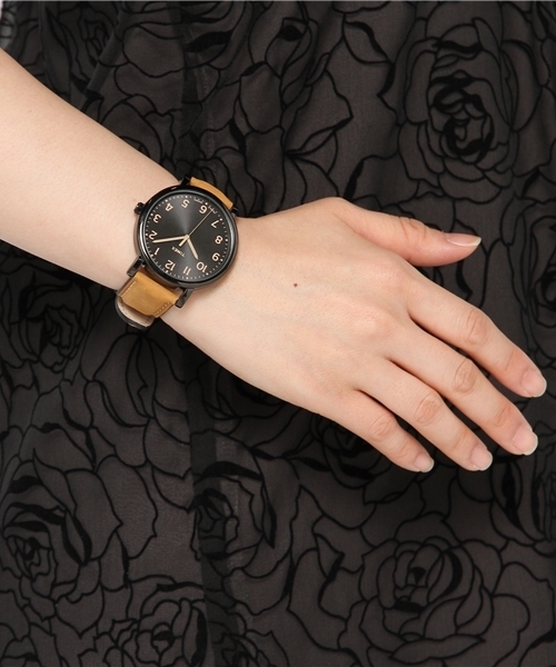 CIAOPANIC（チャオパニック）の「《WEB限定》【TIMEX】T2N677（アナログ腕時計・レディース・ブラック・FREE）」の2枚目の写真