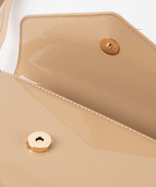 WEGO（ウィゴー）の「WEGO/パールフラップショルダーバッグ（ショルダーバッグ・レディース・ホワイト系その他/ベージュ/ブラック・FREE）」の8枚目の写真