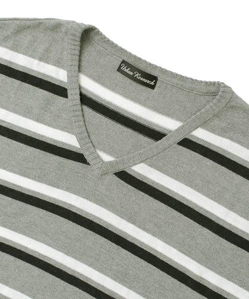 URBAN RESEARCH（アーバンリサーチ）の「UR ボーダーセットアップニットワンピース（ワンピース・レディース・オフホワイト/グレー・FREE）」の17枚目の写真