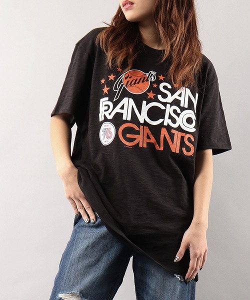 MLB公認 '47BRAND ベースボール プリント半袖Tシャツ（Tシャツ
