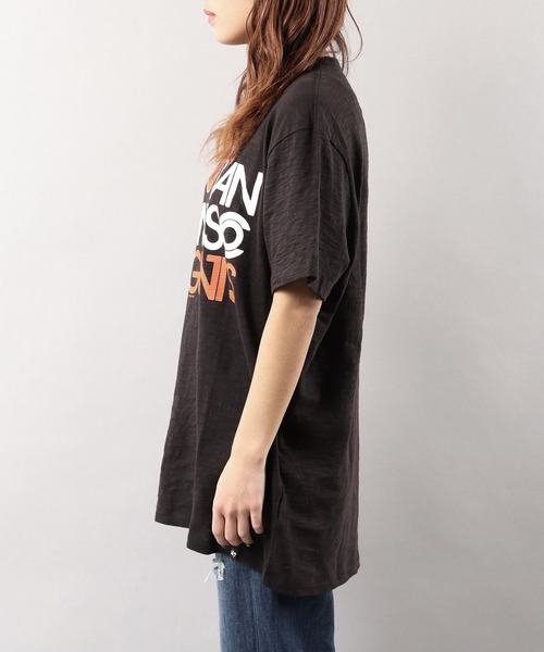 '47(フォーティーセブン)の「MLB公認 ’47BRAND ベースボール プリント半袖Tシャツ(Tシャツ/カットソー・メンズ・グレー/ブラック/ブラック系その他/グレー系その他/グリーン/ブラック×ゴールド・2XL/M/XL/S/L)」の9枚目の写真
