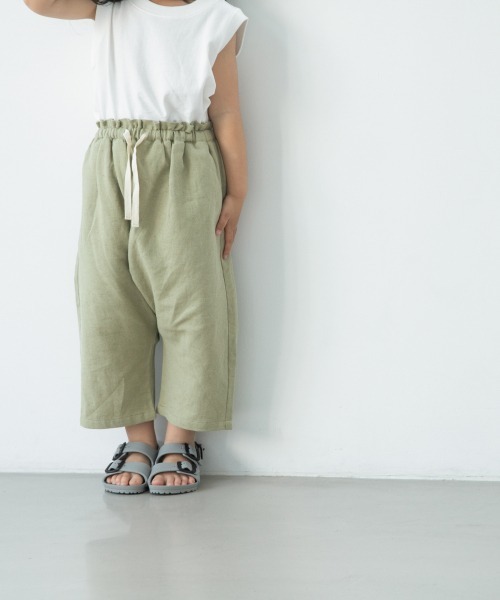 LOWRYS FARM（ローリーズファーム）の「メンアササルエルパンツ　885647（デニムパンツ・キッズ・チャコールグレー/アイボリー/ミント・MEDIUM/LARGE/X-LARGE）」の3枚目の写真