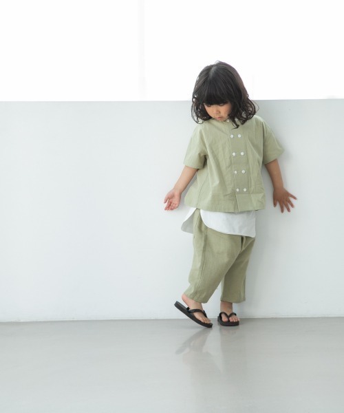 LOWRYS FARM（ローリーズファーム）の「メンアササルエルパンツ　885647（デニムパンツ・キッズ・チャコールグレー/アイボリー/ミント・MEDIUM/LARGE/X-LARGE）」の5枚目の写真