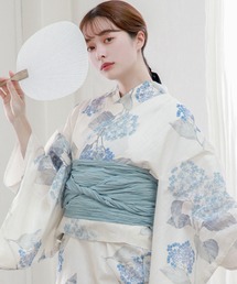 KYOETSU（キョウエツ）の「1人で簡単着付け ワンピース 浴衣 2点セット A ( ワンピース浴衣 + 帯 )（浴衣）」