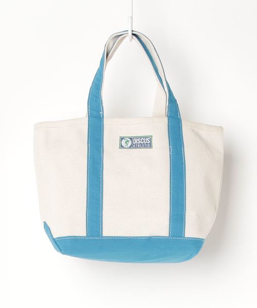 DISCUS（ディスカス）の「ST:DISCUS CANVAS TOTE S ディスカス キャンバストートバック Sサイズ（トートバッグ・レディース・ブルー・FREE）」の4枚目の写真