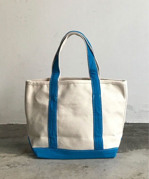 DISCUS（ディスカス）の「ST:DISCUS CANVAS TOTE S ディスカス キャンバストートバック Sサイズ（トートバッグ・レディース・ブルー・FREE）」の2枚目の写真