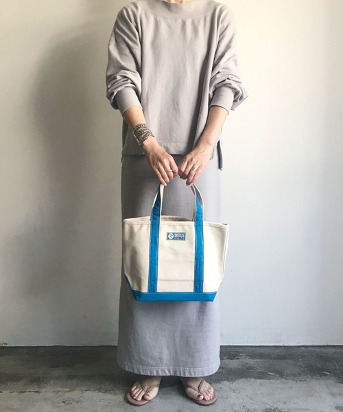 DISCUS（ディスカス）の「ST:DISCUS CANVAS TOTE S ディスカス キャンバストートバック Sサイズ（トートバッグ・レディース・ブルー・FREE）」の8枚目の写真
