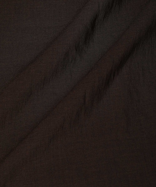 ADAM ET ROPE'（アダムエロペ）の「【EVALET/エバレット】ボックスシルエット オープンカラーシャツ（シャツ/ブラウス・メンズ・ダークブラウン/ブルー系その他2/ブラック・L/M）」の17枚目の写真