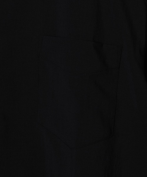 ADAM ET ROPE'（アダムエロペ）の「【EVALET/エバレット】ボックスシルエット オープンカラーシャツ（シャツ/ブラウス・メンズ・ダークブラウン/ブルー系その他2/ブラック・L/M）」の20枚目の写真