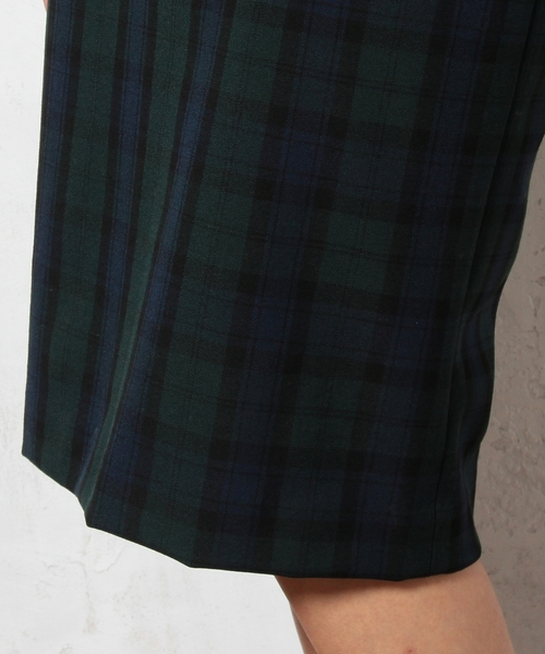 green label relaxing（グリーンレーベルリラクシング）の「GＯ P/R/PU2WAY CHK タイトスカート ◆（スカート・レディース・レッド/ケリー・40/38）」の12枚目の写真