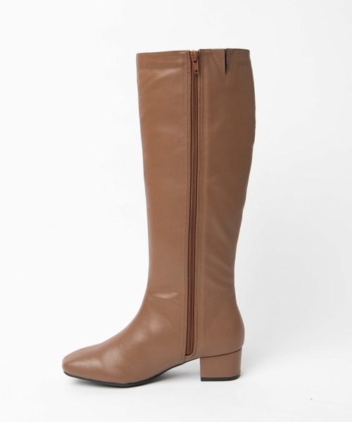 WEGO（ウィゴー）の「WEGO/ロングブーツ（ブーツ・レディース・ブラック/ブラウン/オフホワイト・MEDIUM/LARGE）」の21枚目の写真