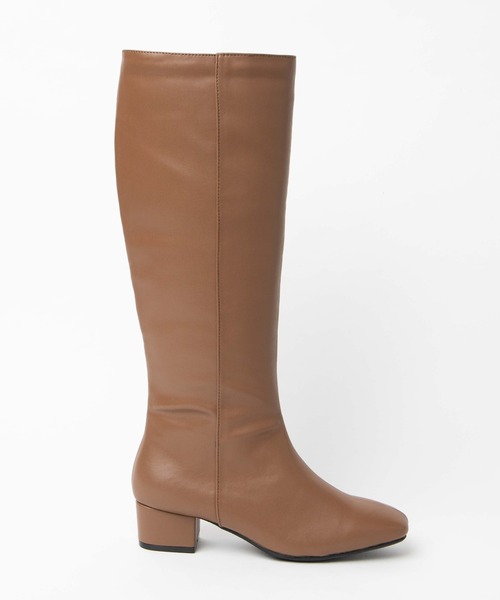 WEGO（ウィゴー）の「WEGO/ロングブーツ（ブーツ・レディース・ブラック/ブラウン/オフホワイト・MEDIUM/LARGE）」の22枚目の写真