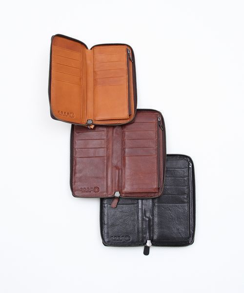 coen（コーエン）の「イタリアンレザーロングウォレットⅡ（財布・メンズ・ブラック/ブラウン/ダークブラウン・フリー）」の9枚目の写真
