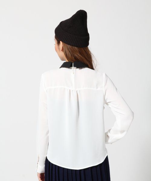 HARE（ハレ）の「ガラカサネプルオーバーシャツ【HARE】（シャツ/ブラウス・レディース・オフホワイト/ブラック・FREE）」の12枚目の写真