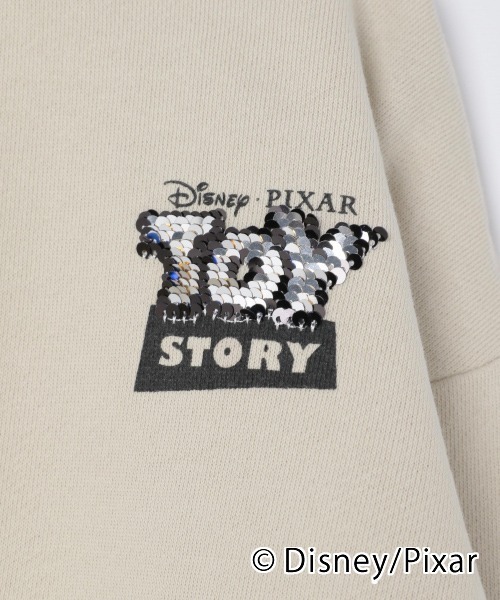 GLOBAL WORK（グローバルワーク）の「【キッズ】Disney&Pixar/クルースウェット/922596（スウェット・キッズ・ライトグレー/ブラック/オフホワイト/ダークグレー/ライトパープル・110cm/100cm/120cm/130cm/140cm）」の14枚目の写真